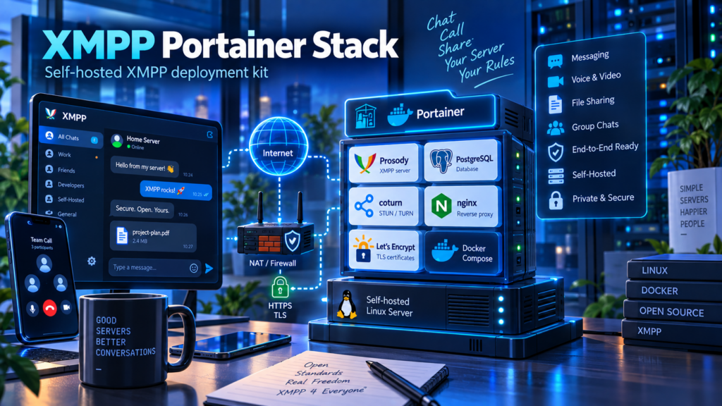 XMPP Portainer Stack